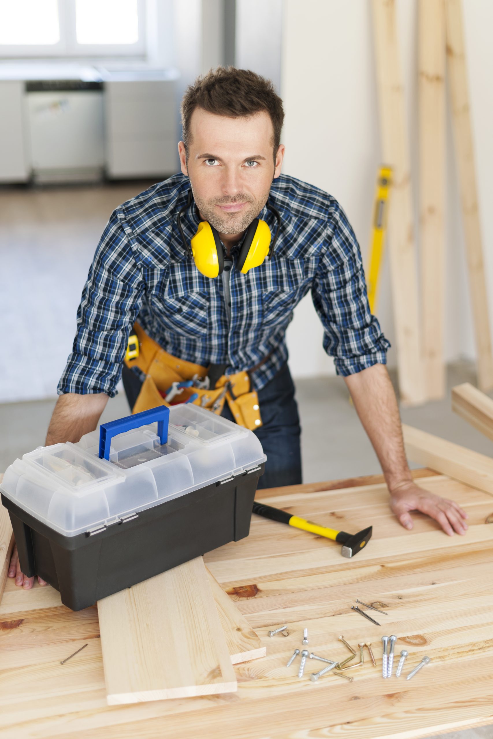 portrait of construction worker