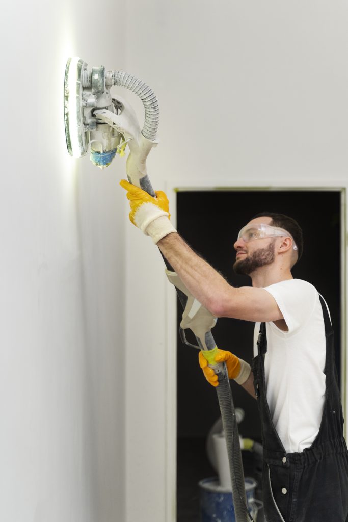 medium shot man working with tool