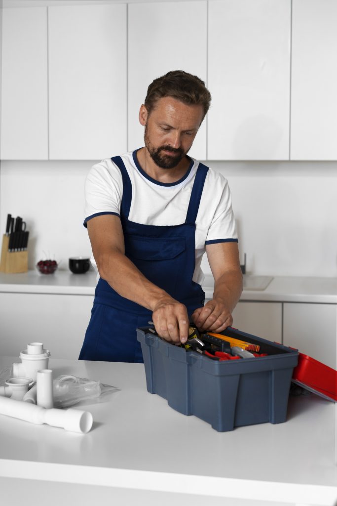 plumbing professional doing his job (1)
