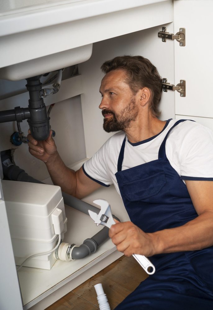 plumbing professional doing his job (2)